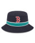 Фото #2 товара Men's Navy Boston Red Sox Reverse Bucket Hat