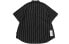 Фото #2 товара Рубашка мужская черная FILA FUSION 日系 полосатая
