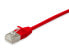 Фото #2 товара Equip Cat.6A F/FTP Slim Patch Cable - 0.25m - Red - 0.25 m - Cat6a - F/FTP (FFTP) - RJ-45 - RJ-45