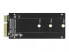 Фото #5 товара Delock SATA 22 pin male to M.2 Key B slot Adapter - SATA - M.2 - 6 Gbit/s - 45 mm - 97 mm - 4 mm
