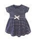 ფოტო #4 პროდუქტის Toddler Girls Organic Cotton Short-Sleeve Dresses 2pk, Colorful Dot