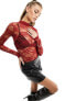 Фото #1 товара Simmi lace body in red