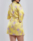 Plus Size Fiona Satin Print Robe