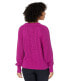 Фото #2 товара Ralph Lauren Cable-Knit Dolman Sleeve Sweater Purple Size Large