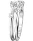 ფოტო #3 პროდუქტის 2-Pc. Set Constella Crystal Ring