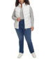 ფოტო #6 პროდუქტის Women's Plus Size Packable Hooded Puffer Vest, Created for Macy's
