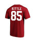 Men's George Kittle Scarlet San Francisco 49ers Super Bowl LVIII Big and Tall Player Name and Number T-shirt Красный, 2xB - фото #2