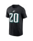 Фото #3 товара Men's Brian Dawkins Black Philadelphia Eagles Retired Player Name Number T-Shirt