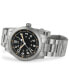 ფოტო #2 პროდუქტის Men's Swiss Khaki Field Stainless Steel Bracelet Watch 42mm