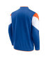 ფოტო #3 პროდუქტის Men's Blue, Orange New York Knicks League Best Performance Full-Zip Jacket