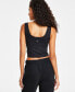 Фото #2 товара Women's Cropped Tank Top, Created for Macy's