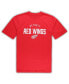 ფოტო #4 პროდუქტის Men's Detroit Red Wings Red, Heather Gray Big and Tall T-shirt and Pants Lounge Set