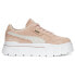 Фото #1 товара Puma Mayze Stack Suede Platform Womens Pink Sneakers Casual Shoes 38398307