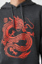 Фото #5 товара Свитшот Koton с капюшоном и драконом