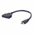 Фото #4 товара Адаптер HDMI на Двойной HDMI GEMBIRD DSP-2PH4-04 Чёрный