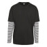 URBAN CLASSICS T-Shirt Overize 3-Tone Crew