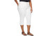 NYDJ 265143 Plus Size Marilyn Crop Cuff Optic Pants White Size 24W