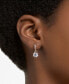 ფოტო #4 პროდუქტის Silver-Tone Constella Crystal Drop Earrings