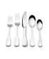 Фото #3 товара Toulon Satin 18/10 Stainless Steel 44 Piece Flatware Set, Service for 8