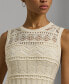 ფოტო #3 პროდუქტის Women's Pointelle Sweater Tank Top, Regular and Petite