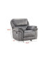 Фото #5 товара Bishop 42" Fabric Manual Recliner Chair