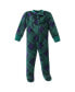 ფოტო #6 პროდუქტის Baby Boys h Sleep and Play one piece, Navy Snowflake