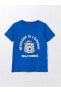 Фото #2 товара Костюм для малышей LC WAIKIKI Набор футболка и шорты с принтом велосипедного воротника 100% хлопок Короткий рукав