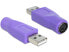 Фото #2 товара USB-конвертер Delock 65461 - USB-A - PS/2 - Violet