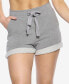 ფოტო #1 პროდუქტის Women's French Terry High Waisted Bermuda Short