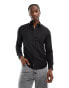 Фото #1 товара Calvin Klein Jeans slim stretch shirt in black