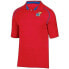 NCAA Kansas Jayhawks Men's Faded Striped Sleeve Polo Shirt - S