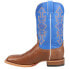 Фото #3 товара Justin Boots Dayne Square Toe Cowboy Mens Blue, Brown Casual Boots JP2502