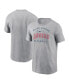 Фото #1 товара Men's Heather Gray Los Angeles Angels Home Team Athletic Arch T-Shirt