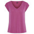 PIECES Kamala short sleeve v neck T-shirt