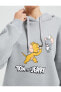 Фото #7 товара Tom ve Jerry Kapüşonlu Sweatshirt Baskılı Lisanslı