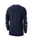 Фото #4 товара Men's Navy Washington Wizards 2022/23 City Edition Essential Expressive Long Sleeve T-shirt