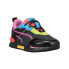 Фото #2 товара Puma Mirage Tech Lava Lace Up Toddler Girls Black Sneakers Casual Shoes 3890480
