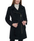 Фото #1 товара Women's Asymmetric Wool Blend Wrap Coat