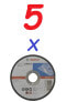 Фото #1 товара Spiral Taşlama Diski 115mm X 2.5mm Düz Metal Kesme Diski (5 ADET)