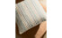 Striped linen cushion cover