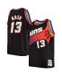 Men's Steve Nash Black Phoenix Suns Big and Tall Hardwood Classics Jersey Черный, 6xb - фото #2