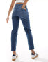 Фото #4 товара Hollister high rise mom fit jean in dark blue