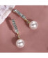 Фото #1 товара Women's Snowball Drop Earrings