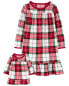 Фото #8 товара 2-Piece Fleece Nightgown & Matching Doll Nightgown 4-5