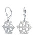 Фото #1 товара Серьги Bling Jewelry Frozen Winter Snowflake