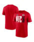 Фото #2 товара Men's Red Kansas City Chiefs 2022 AFC Champions Iconic T-shirt