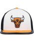 Men's White and Orange Chicago Bulls Day One Snapback Hat Бело-оранжевый - фото #3