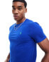 Polo Ralph Lauren icon logo t-shirt in mid blue mblue, XS - Chest 31-34 - фото #3