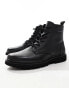 Calvin Klein Jeans Eva mid lace up boots in black