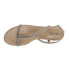 Фото #4 товара VANELi Brea Chain TStrap Womens Beige Casual Sandals BREA-313118